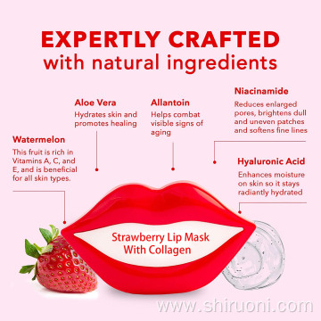 Vitamin C Strawberry Lip Treatment Mask with Collagen